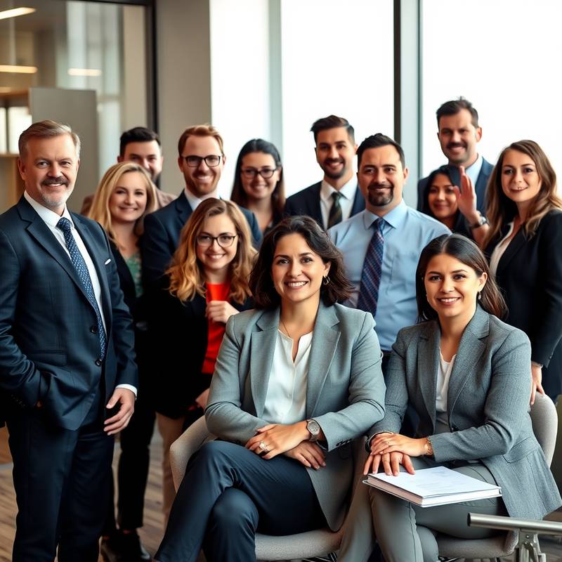 Legal team representing experience and collaboration